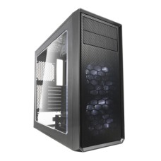   	  	Showcase your system with sophisticated style  	     	  		Large windowed side panel  	  		Two preinstalled Fractal Design Silent Series LL 120mm White LED fans  	  		Six total fan positions for high-airflow capability  	  		Filtered front, top 