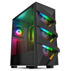   	  	  	  	The GameMax Vengeance is a sleek and sophisticated Mid-Tower ARGB PC Gaming case. Unlike no other gaming PC the Vengeance comes with a unique angular black front panel and three uniquely designed mesh panels to create a truly special case with