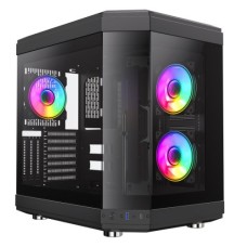   	  	  	Raise your level with the GameMax Hype Mid-Tower gaming case.    	     	This ATX chassis is a high-performance premium product with a distinctive design. Utilising three attractive tempered glass panels providing an uninterrupted, panoramic 
