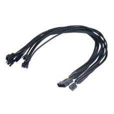   	  		  		Smart connection of five fans from single motherboard PWM header, enables quiet operation of performance systems  	  		  			Supports 5 PWM fans from a single motherboard PWM header  		  			Black braided cable  	      	   
