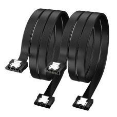   	  	  	Slim SATA III cable leveraging up to 6Gb/s. Perfect cable for tight fitting systems. Coupled with securing latches.    	  		  			Rapid data transfer rates up to 6Gb/s  		  			Reliable securing latches  		  			Flexible design  		  			Backwards com