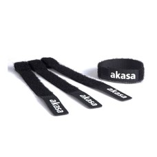   	  	Akasa Re-Usable Velcro Cable Ties  	  	Black    	  		Hook-and-loop self fastening, reuse again and again   	  		Easily adjusted to suit cable sizes   	  		Made from tough and durable nylon      	     	Akasa cable ties hook-and-loop se