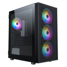   	  	  	  	The GameMax Icon Mesh is a smart Micro-ATX case and the ultimate cooling performance combining the full mesh front panel and three ARGB LED fans ensures maximum air intake.    	     	Paired with a tempered glass side panel which is joined