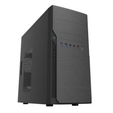   	  		I/O Ports - 2 x USB 3.0, 2 x USB 2.0 ports on front panel giving the user easy access.  	  		Cooling - Black chassis with 80mm rear cooling fan included.  	  		Chassis - Micro ATX Chassis with a simple design.  	  		Side Panel - Intel Approved TAC2