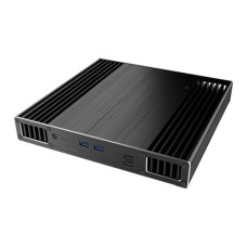   	  		Aluminium fanless CPU cooling design.  	  		Stylish front panel diamond effect.  	  		Two front panel USB 2.0 & USB 3.0 ports.  	  		Provide one rear serial port.  	  		Compatible with the following Intel® NUC Board:  		NUC7i5DNBE / NUC7i3D