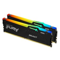   	  	  	Kingston FURY Beast DDR5 RGB1 lets you overclock in style on next-gen gaming platforms with cutting-edge technology. Experience the superior speed advancements of DDR5 with double the banks and double the burst length.    	     	  		Enhanced