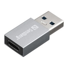   	     	With the Sandberg USB-A to USB-C Dongle you can connect standard USB-C devices to your computer's USB-A port. It could be an external hard drive, a printer, or a mouse with a USB-C plug.  	     	  		  			Converting 1 USB-A port to 1
