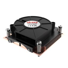   	  	  	  	  	1U Low profile CPU cooler with side blower fan for Intel® LGA1700 socket, up to Core™ i9 up to 95W TDP. Featuring spring-loaded screws for added stability and a copper heatsink for increased thermal conductivity.  	     	  		