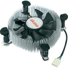   	  		Hi-engineered aluminium heatsink with large full height copper core   	  		Multi-directional fins for maximum system cooling   	  		Embedded 8cm PWM fan with S-Flow blades and long life HDB bearing  	  		Intel approved push pins provide m