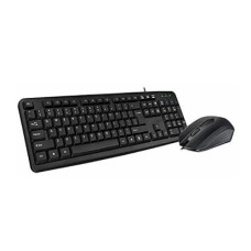 Full-size UK Keyboard with Windows(tm) shortcut keys  	  		Bundled 3-button optical sculptured 3-button mouse  	  		Generous length USB cables for Keyboard and Mouse  	  		Plug n‘ Play - USB interface and no drivers needed  	  		Tactile feedb