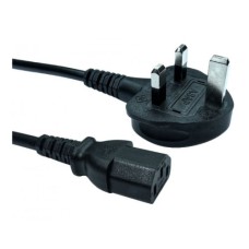   	  		Non-rewireable, fully moulded  	  		Integral 13A plug with 5A fuse  	  		Manufactured from 0.75mm2 approved 3-core cable  	  		Black, PVC jacket  	  		1.8 M ASTA Certified Kettle Lead  	  		Power Mains Cable H05VV-F 5A Fuse OD 7.0mm      	    