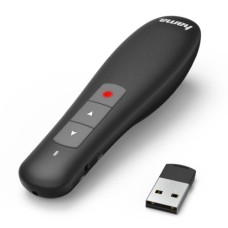   	  	Hama "X-Pointer" Wireless Laser Presenter  	     	  		  			2.4GHz wireless technology with a range of up to 12 metres lets you create dynamic presentations by moving freely around the room  		  			The red laser is ideal for emphasizin