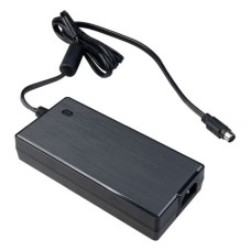   	  	  	  	150W, 12V external power adapter designed for DC-to-DC ATX power supplies with 4-pin DIN design. Maximum load of 12.5A.  	     	  		Maximum output 150W  	  		Fanless design  	  		High efficiency  	  		4-pin male DIN connector  	  		Single