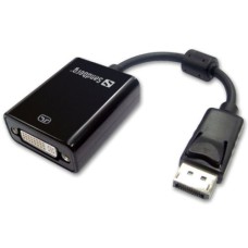   	  	DisplayPort is a port standard for digital audio and video. If you have DisplayPort in a device you would like to connect to your monitor via the DVI input, then this adapter is the solution for you!  
