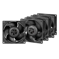   	  	  	80mm 7K RPM Server Fan - 4 Pack    	  		  			Speed: 500–7000 rpm, PWM controlled  		  			Static: Pressure 25 mmH2O  		  			Airflow: 70 cfm | 118.93 m³/h  		  			Bearing: Dual Ball Bearing  		  			Cable Length: 300 mm, Black  		  			Con