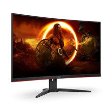   	  	  	  	FHD, 31.5" VA panel and curvature radius of 1500R create the flawless image quality of the curved AOC C32G2ZE. With only 1ms response time, a refresh rate of 240Hz and 300 nits luminance, the monitor provides a smooth and colourful experi