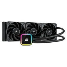   	  	  	     	The CORSAIR iCUE H150i RGB ELITE Series liquid CPU coolers offer first-class CPU cooling, integrated RGB lighting, and refined aesthetics, equipped with CORSAIR AF ELITE Series PWM fans that deliver powerful airflow and specialized low