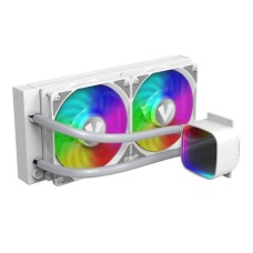   	  	  	ARGB 240mm liquid CPU cooler w/ 2x ARGB PWM fans & an infinity mirror RGB pump head    	Dive into superior PC cooling with the Vida Aquilo 240 AIO Water Cooler. This cooler boasts a 240mm radiator and mesmerizing ARGB lighting, ensuring top-n